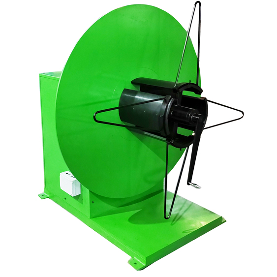 立式钢带放带机