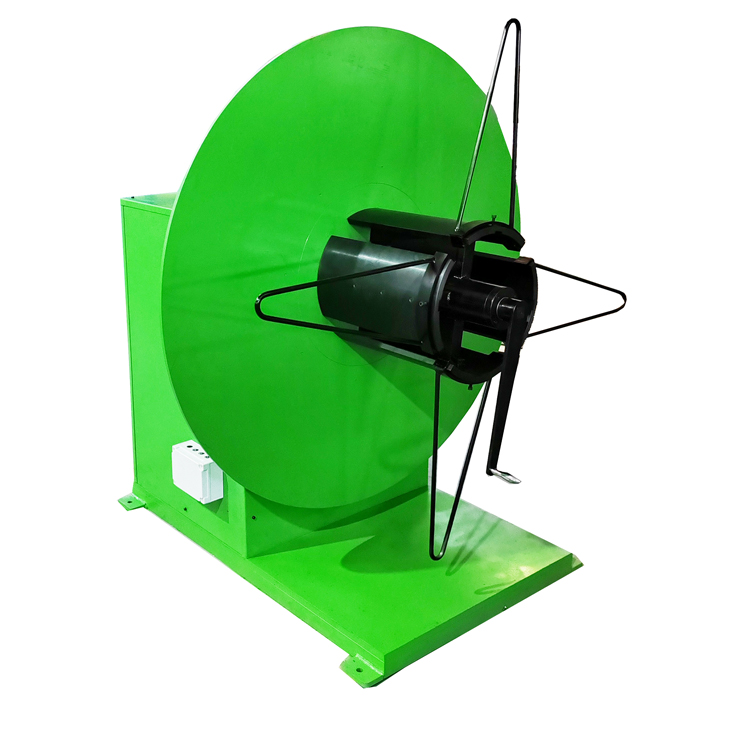 Vertical steel strip pay-off machine